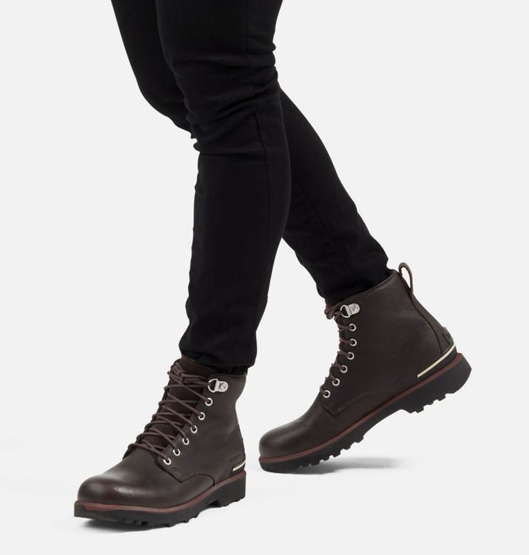 Zapatillas Sorel Hombre - Caribou™ Six Boot Negras Marrones - 37258-OICE